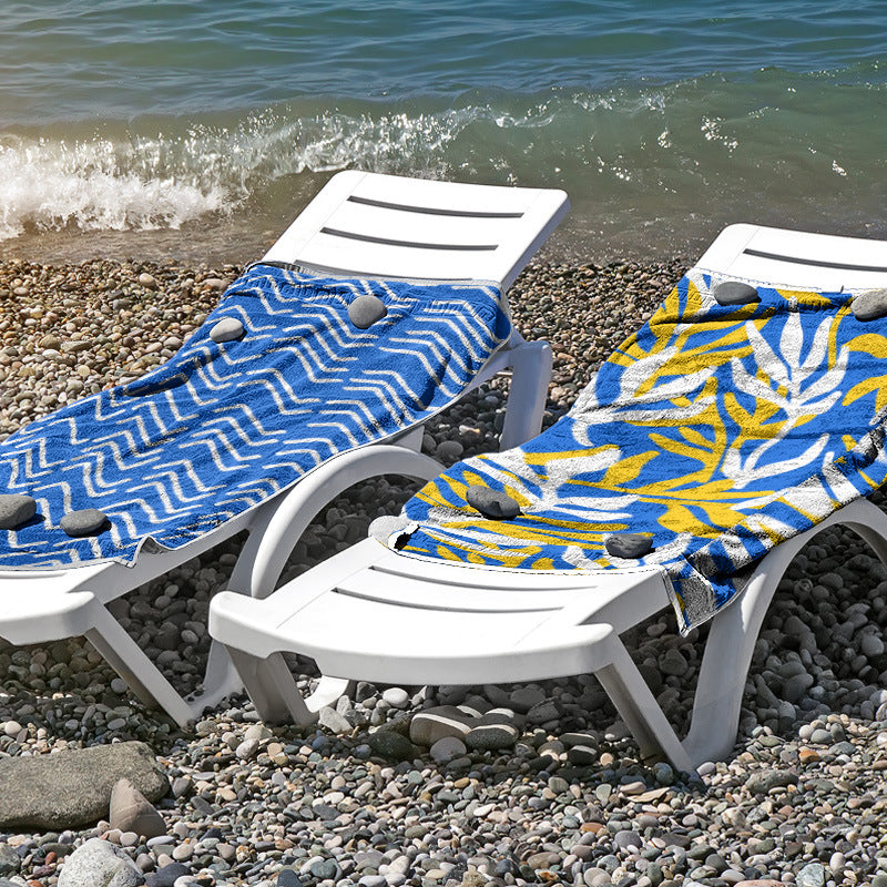 Beach towel made of skin-friendly microfiber with a creative pattern mix Stornfield