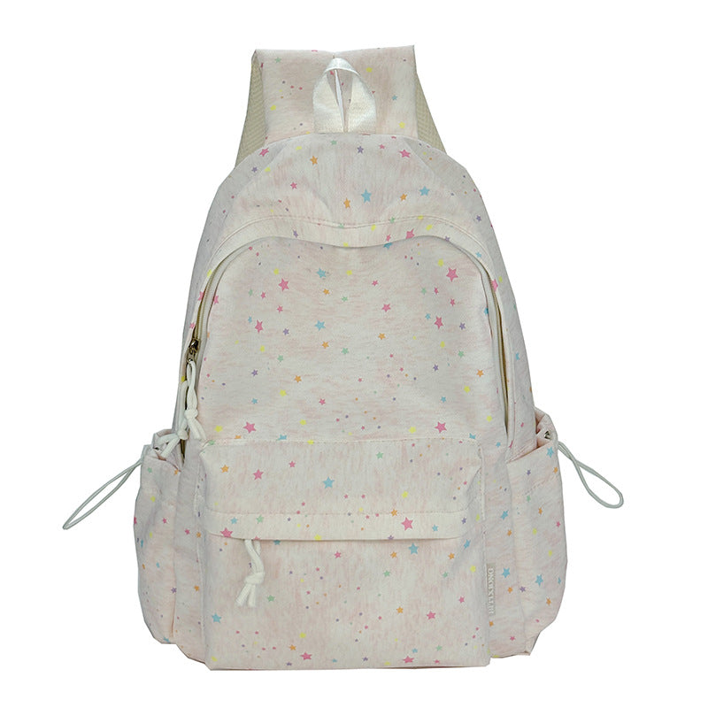 Star-Embellished School Backpack Stornfield