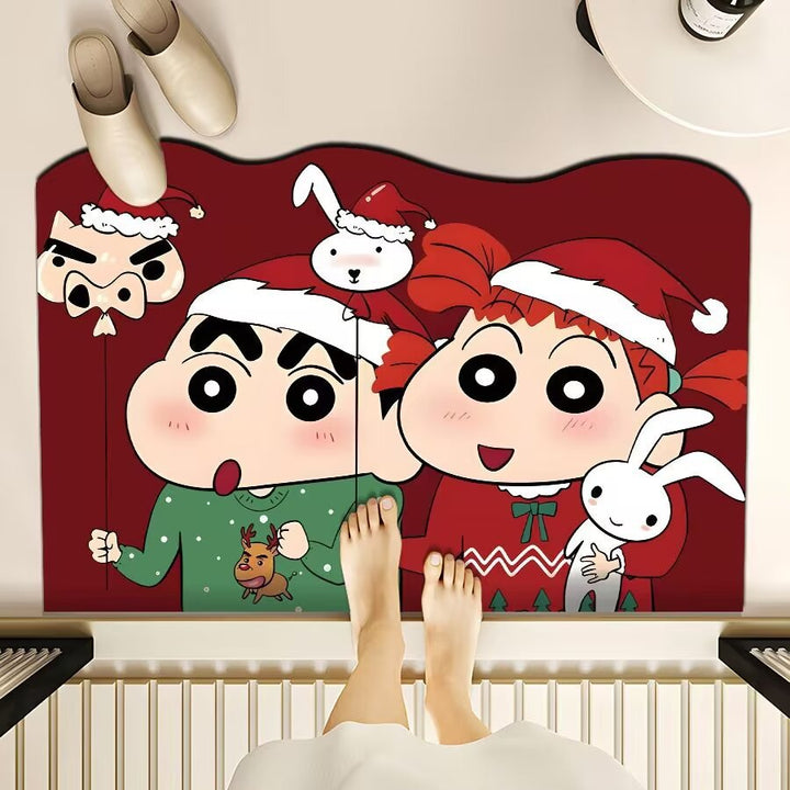 Playful Cartoon-Themed Floor Mat Stornfield