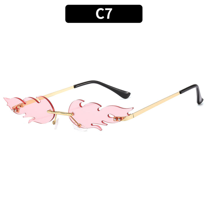 Artistic Flame-Design Eyewear