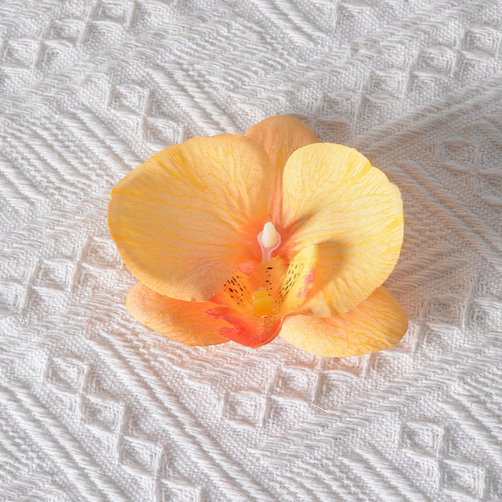 Elegant Fabric Orchid Hair Clip