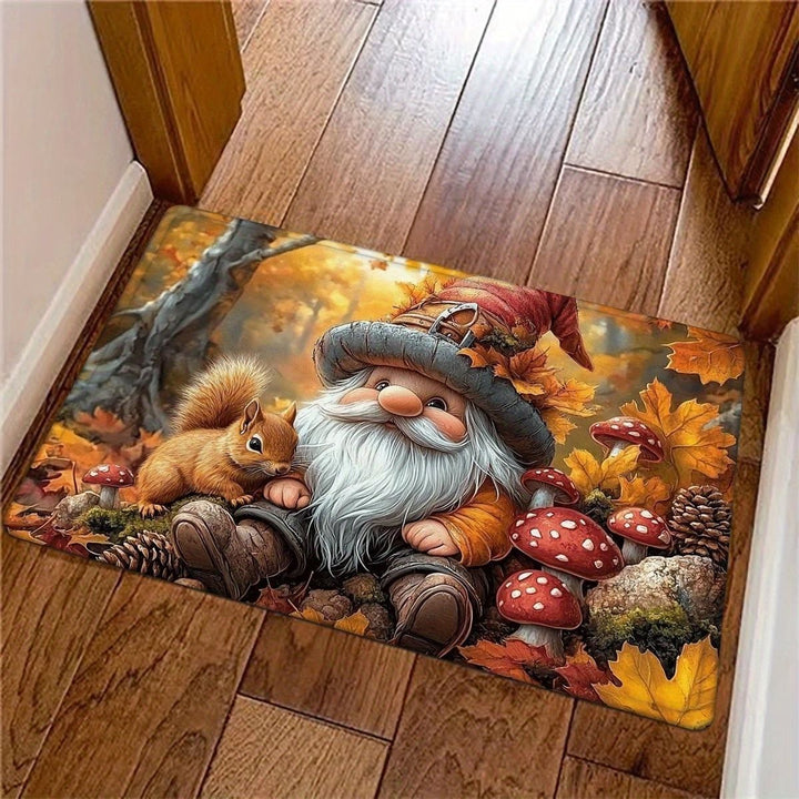 Autumn-Themed Decorative Mat
