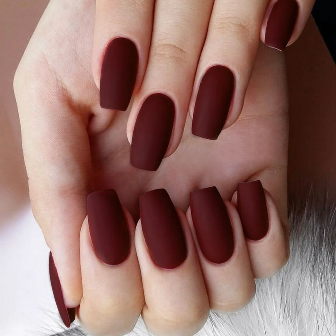 Artistic Matte Press-On Nail Tips Stornfield