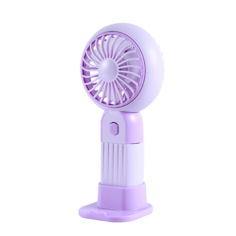 Women's Portable Hand Fan with USB Charging Function and Ergonomic Design Stornfield