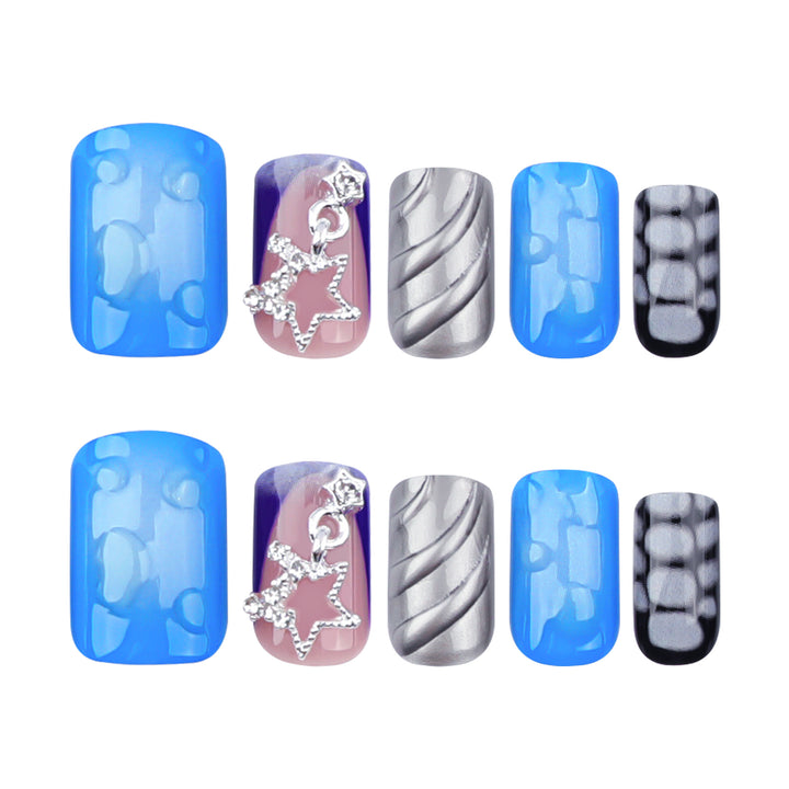 Creative nail extensions with unique 3D design Stornfield