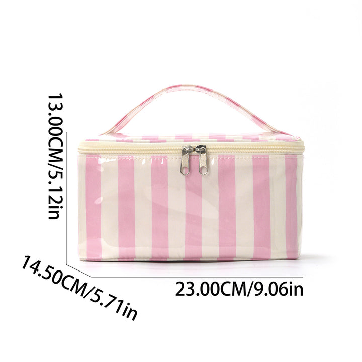 Cosmetic organizer with carry handle and water-repellent coating Stornfield