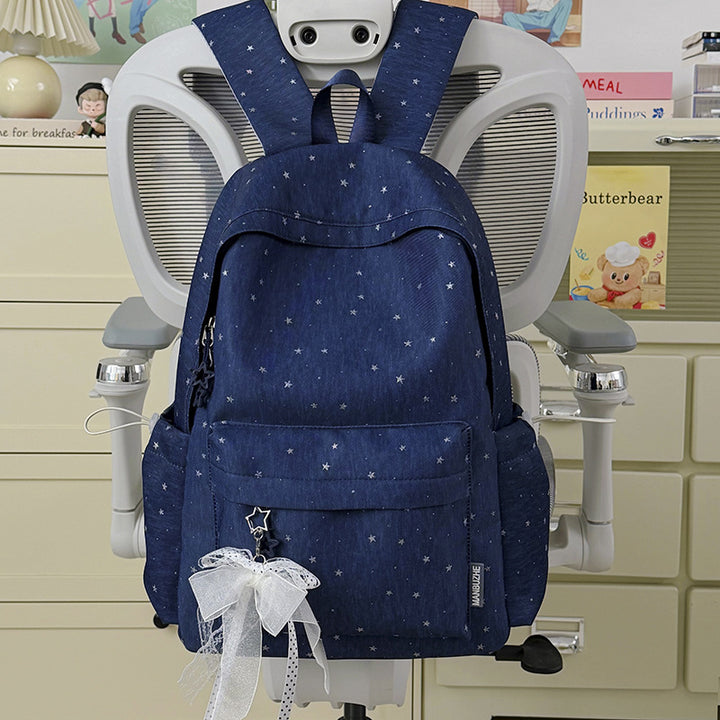 Star-Embellished Multi-Compartment Backpack Stornfield