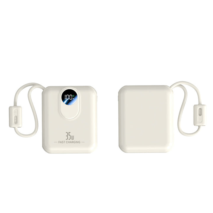 Power bank with fast charging function and integrated charging cables Stornfield