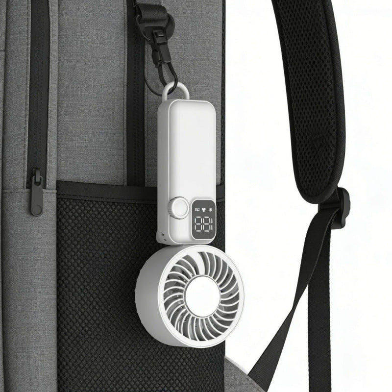 Ladies portable mini air circulator with temperature display Stornfield
