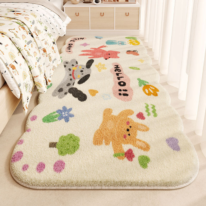 Cute Cartoon Monster Area Rug for Home