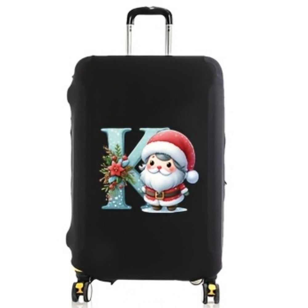 Women's hard-shell travel suitcase with festive Christmas design Stornfield