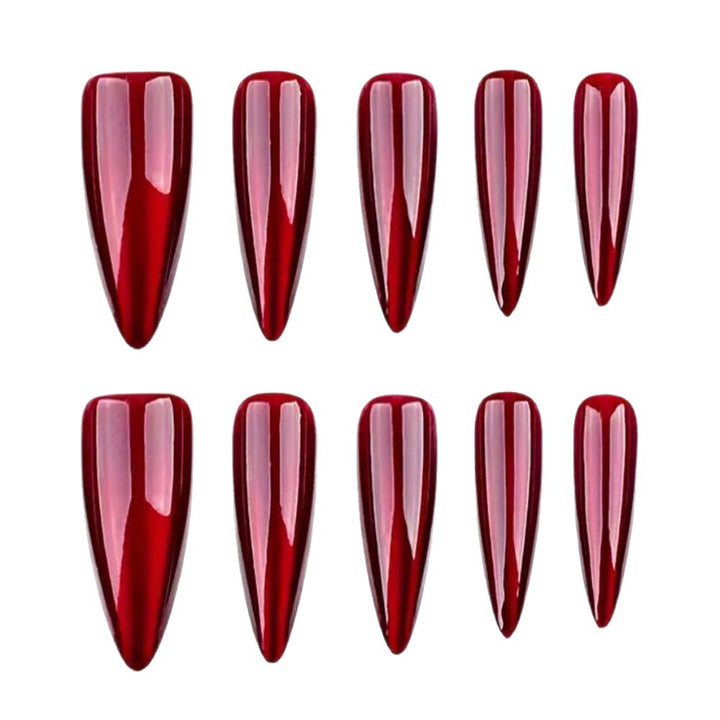 Premium Glossy Stiletto False Nail Collection Stornfield