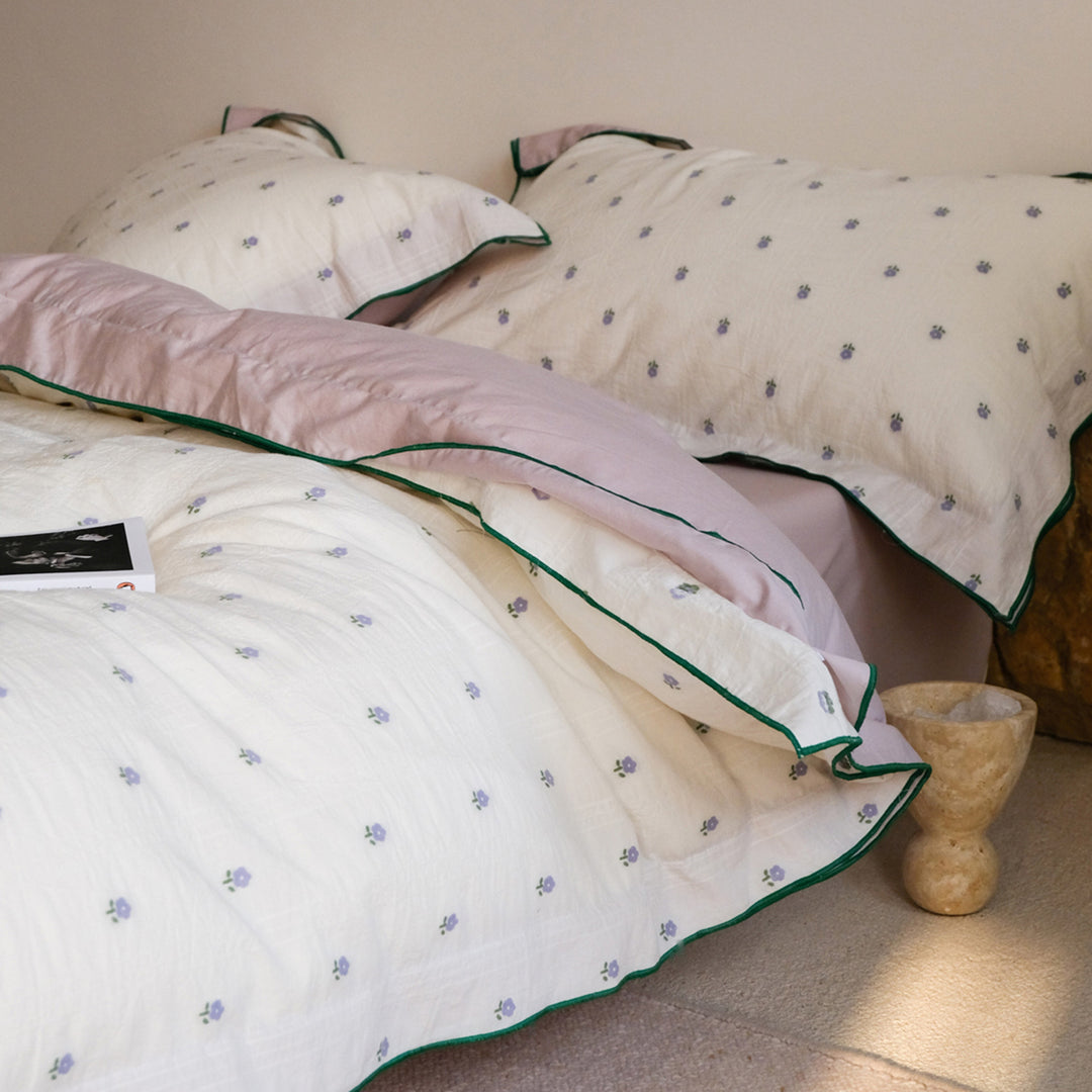 Elegant Embroidered Duvet Cover Set