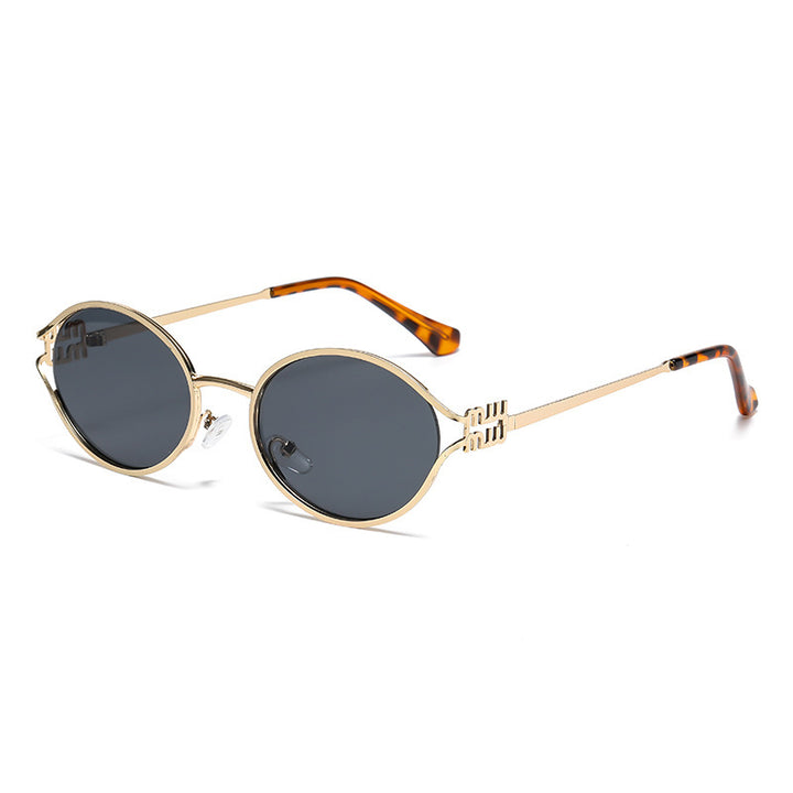 Women's elegant Cat-Eye sunglasses with fine metal frame Stornfield