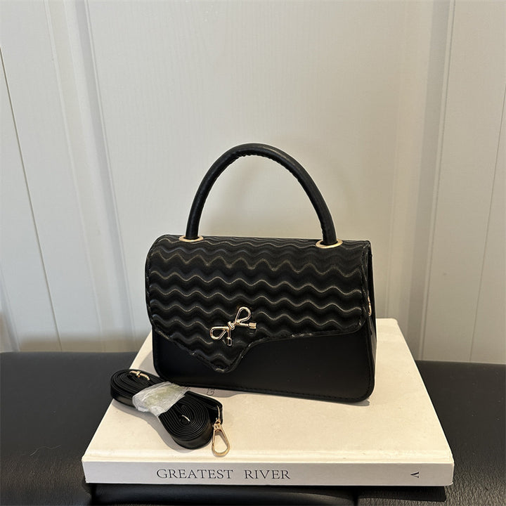 WoChic Textured Handheld Satchel Bag Stornfield