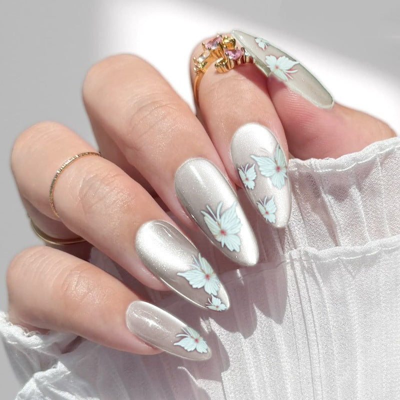 Artistic Floral Design Press-On Nail Set Stornfield 1787225167
