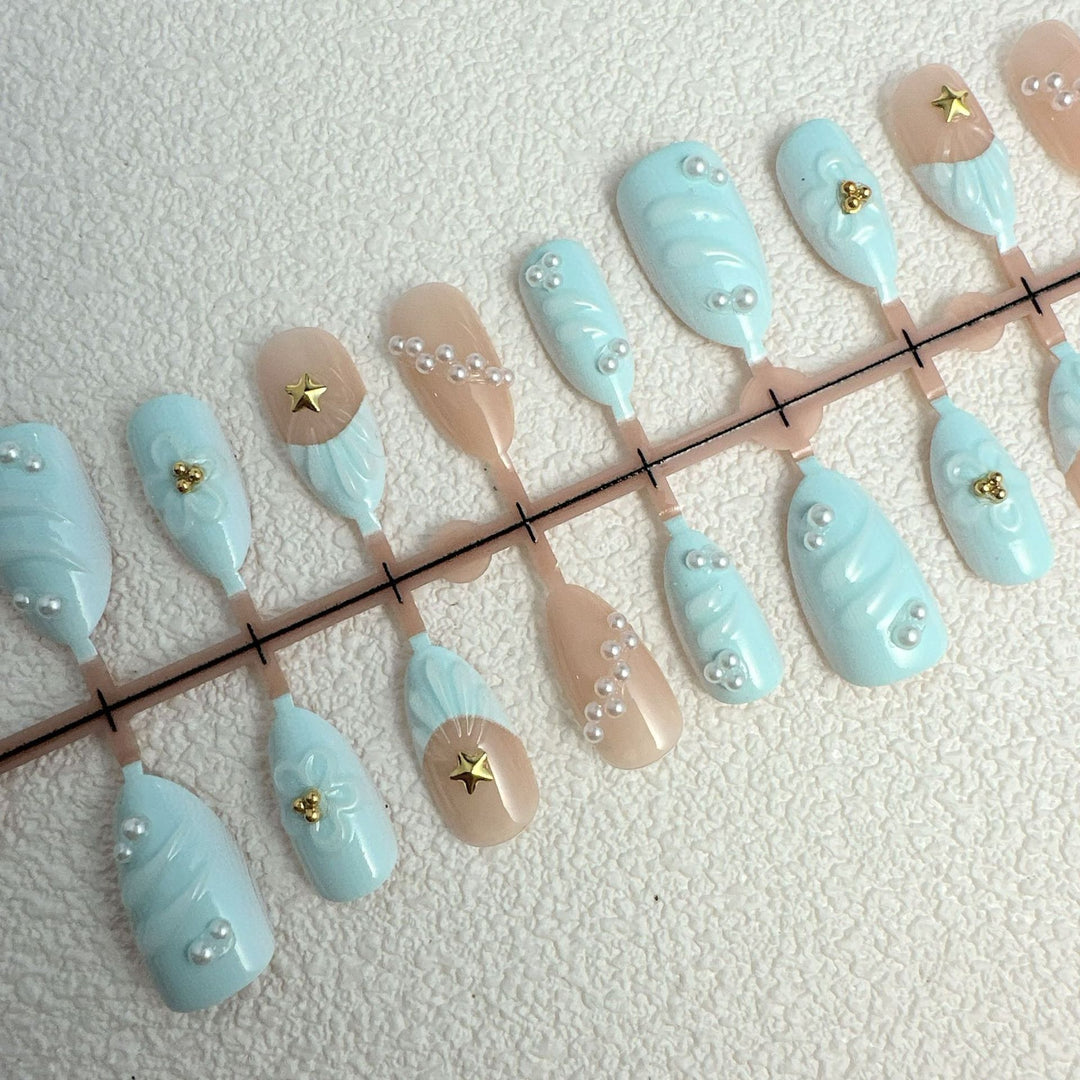 Creative nail art with floral accents Stornfield