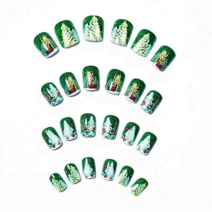 Artificial nails with Christmas design Stornfield