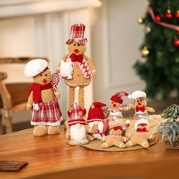 Decorative Christmas gnome figure with hat Stornfield