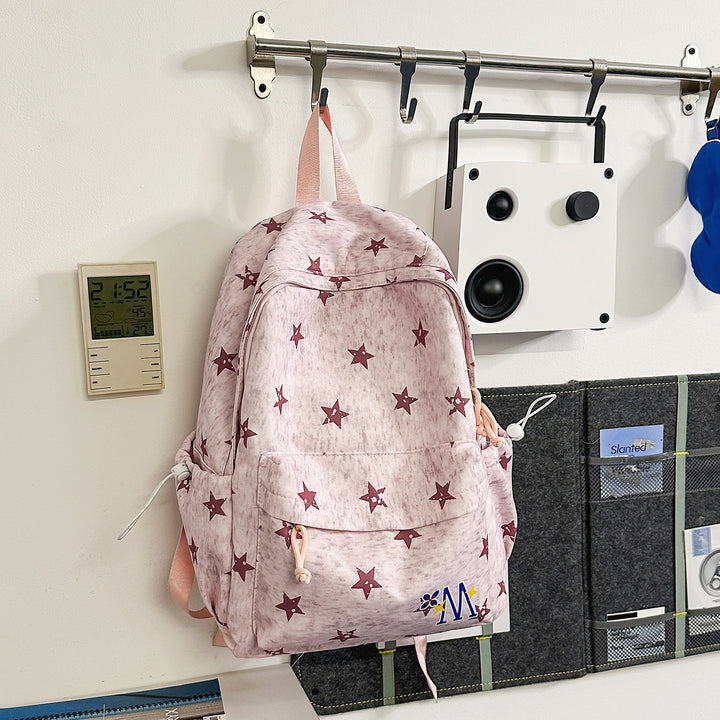 Star-Embellished Everyday Backpack Stornfield