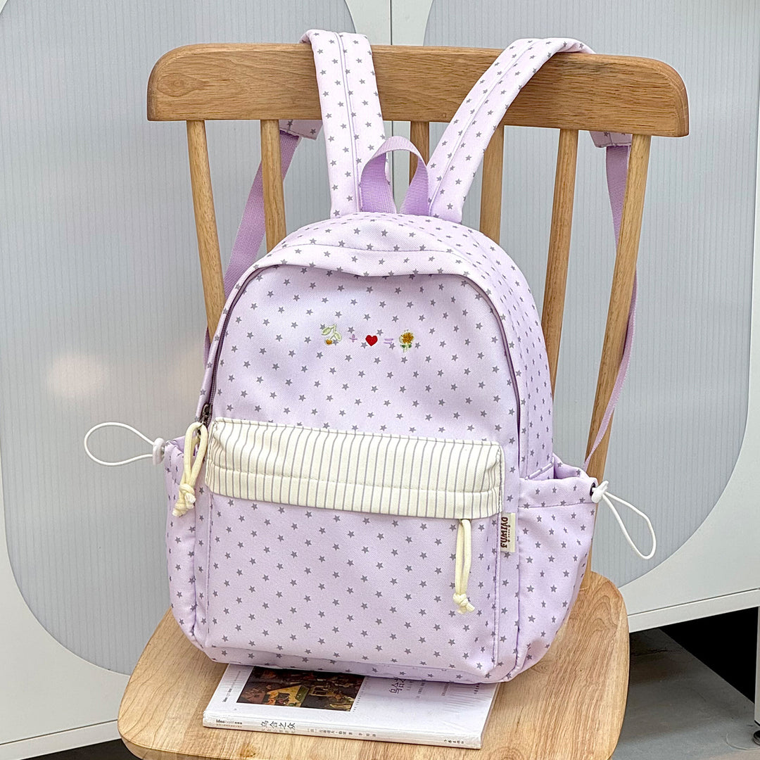 Casual Star-Printed Backpack Stornfield