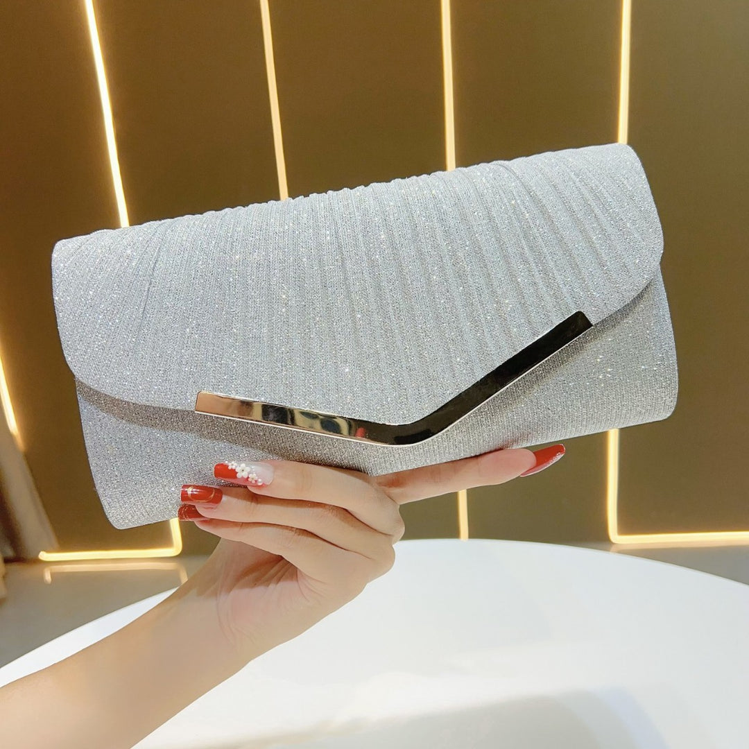 Elegant Pleated Clutch Bag
