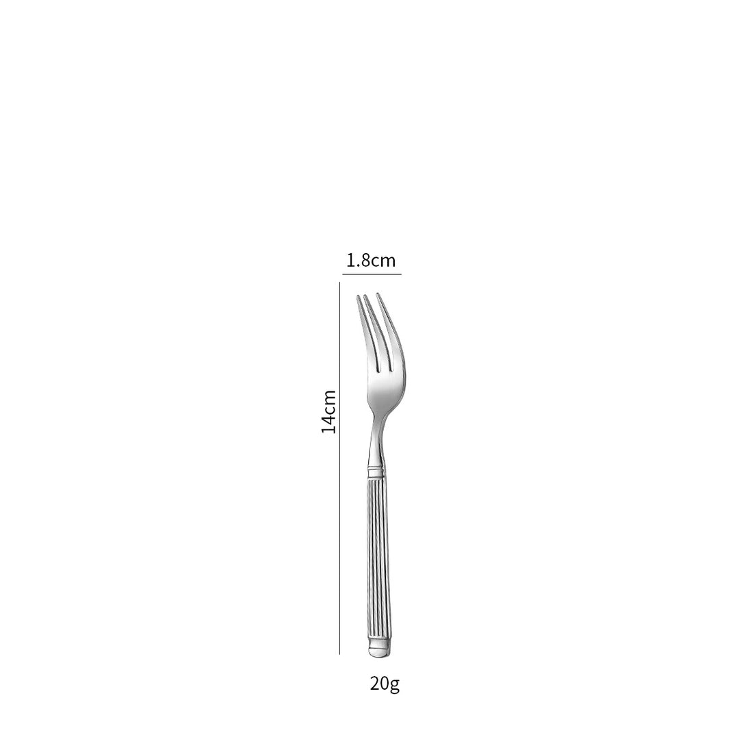 Elegant dessert spoon with exclusive surface design Stornfield