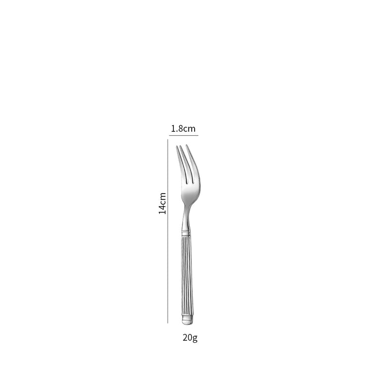 Elegant dessert spoon with exclusive surface design Stornfield