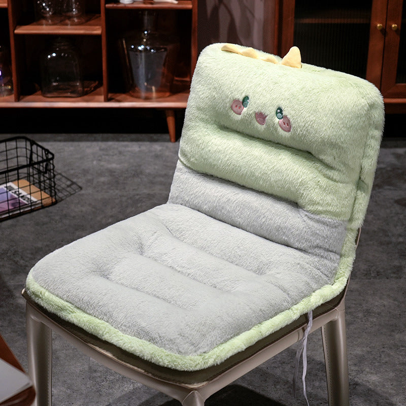 Plush seat cushion with animal design Stornfield