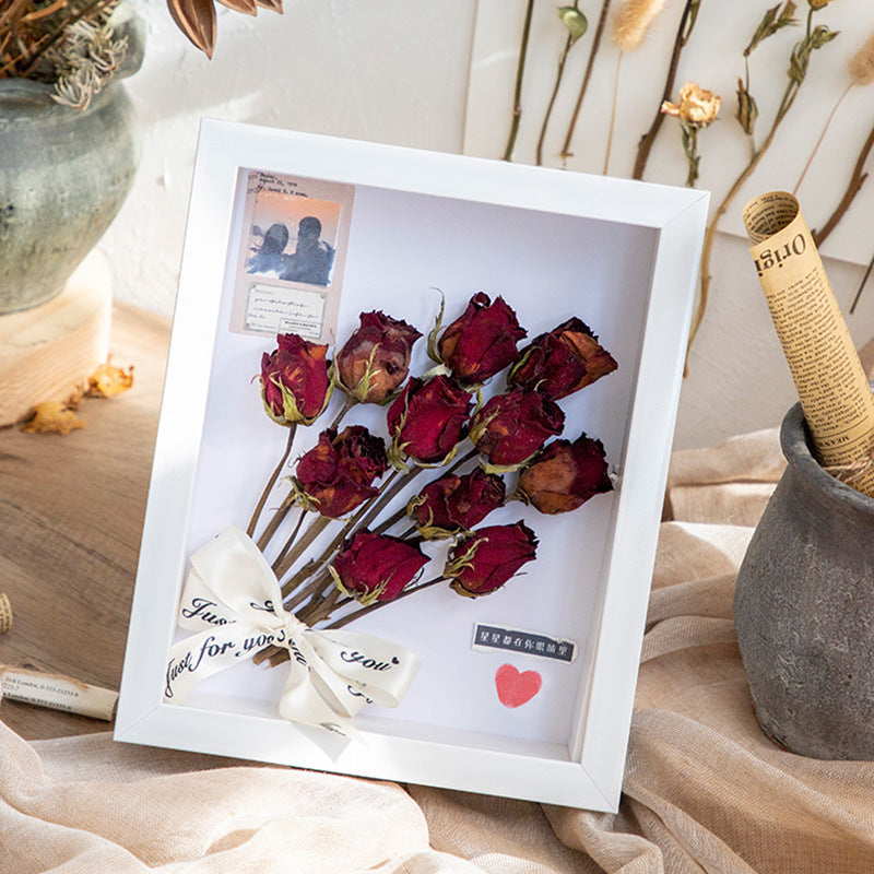 Elegant Botanical Pressed Flower Frame