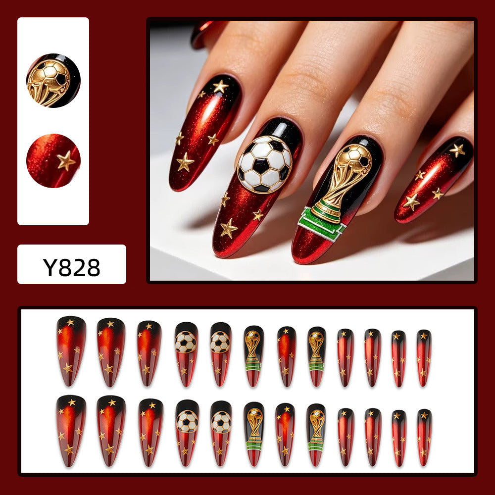 Football Inspired Nail Art Stornfield