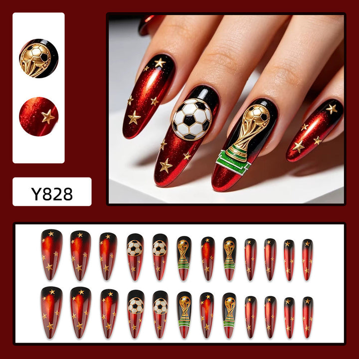 Football Inspired Nail Art Stornfield