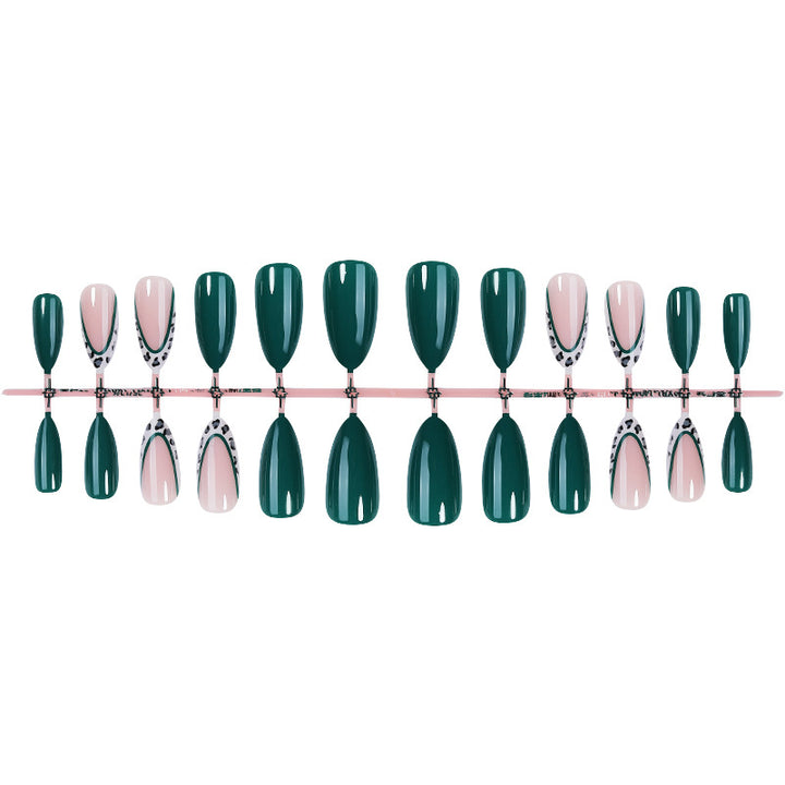 Decorative Press-On Nail Art Set with Contemporary Animal Prints Stornfield