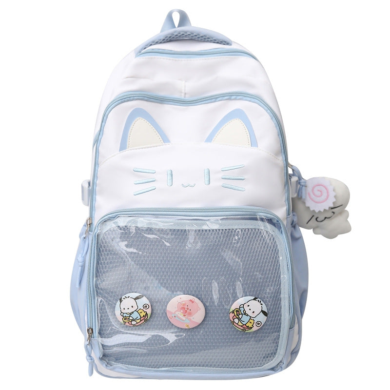Cute Cat-Themed School Backpack Stornfield