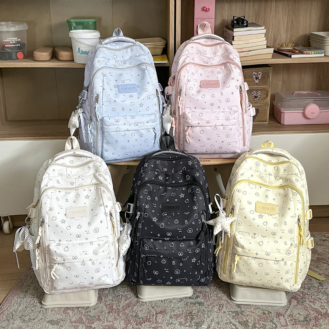 Playful Illustrated Backpack Stornfield