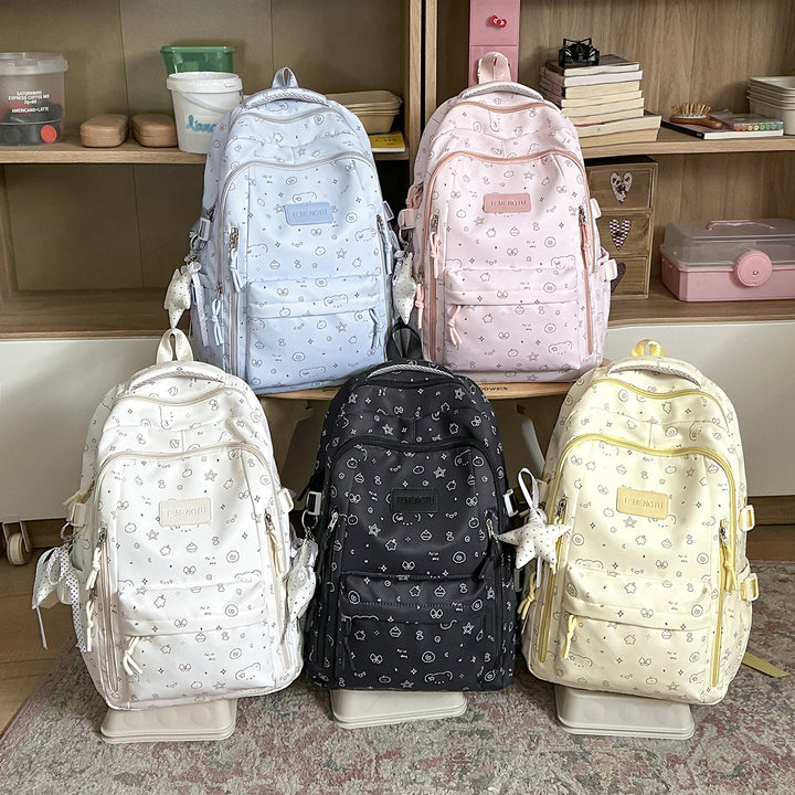 Playful Illustrated Backpack Stornfield