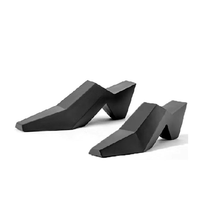 Sculptural Heels Mules