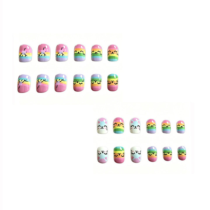 Cute Cat-Themed Nail Art Enhancements Stornfield