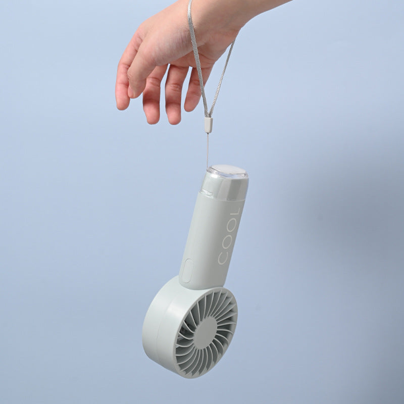 Unisex mini portable hand fan with rechargeable battery and quiet motor Stornfield