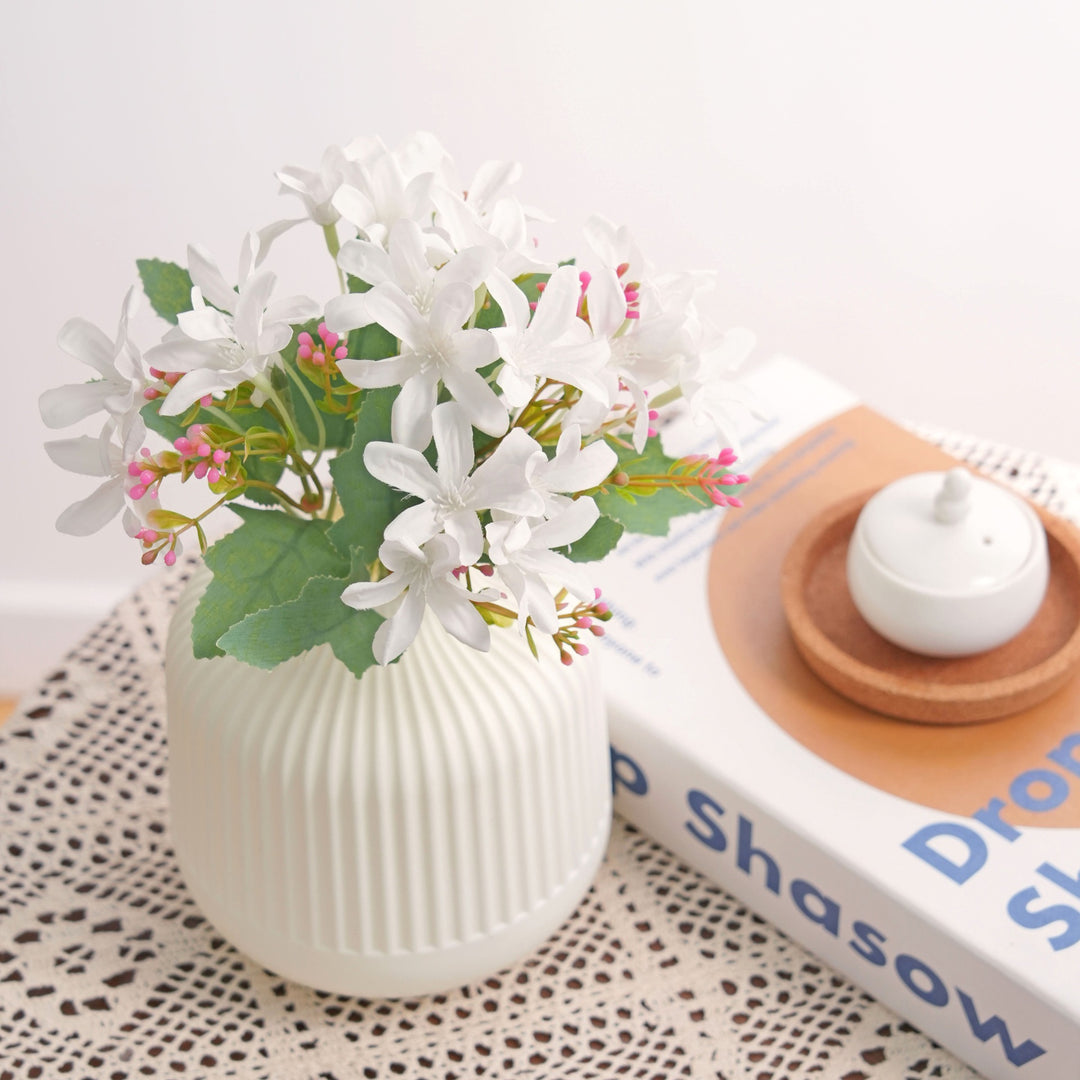 Lifelike Mixed Floral Arrangement