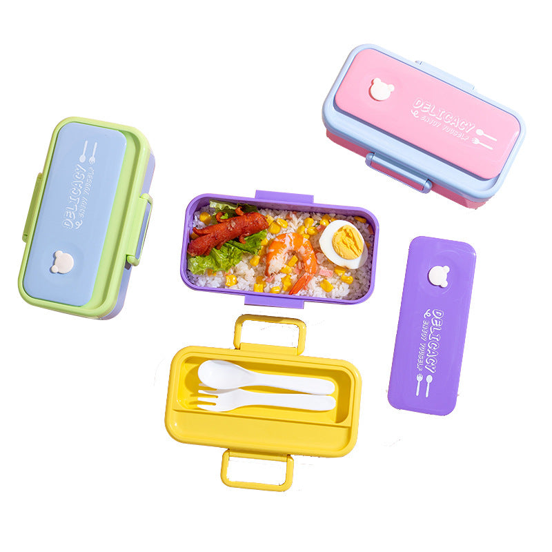 Dual-Compartment Bento Lunch Box