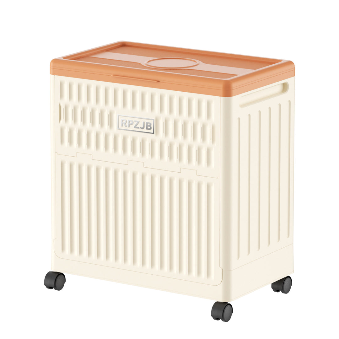 Ladies stylish and functional laundry basket with wheels Stornfield