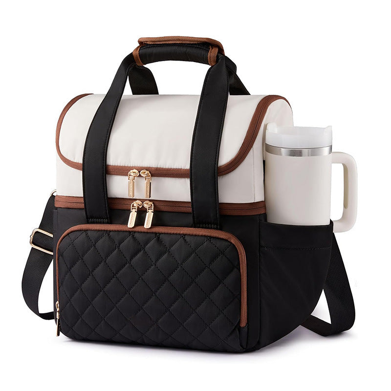 Elegant cooler bag with practical drink holder Stornfield