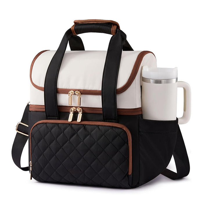 Elegant cooler bag with practical drink holder Stornfield