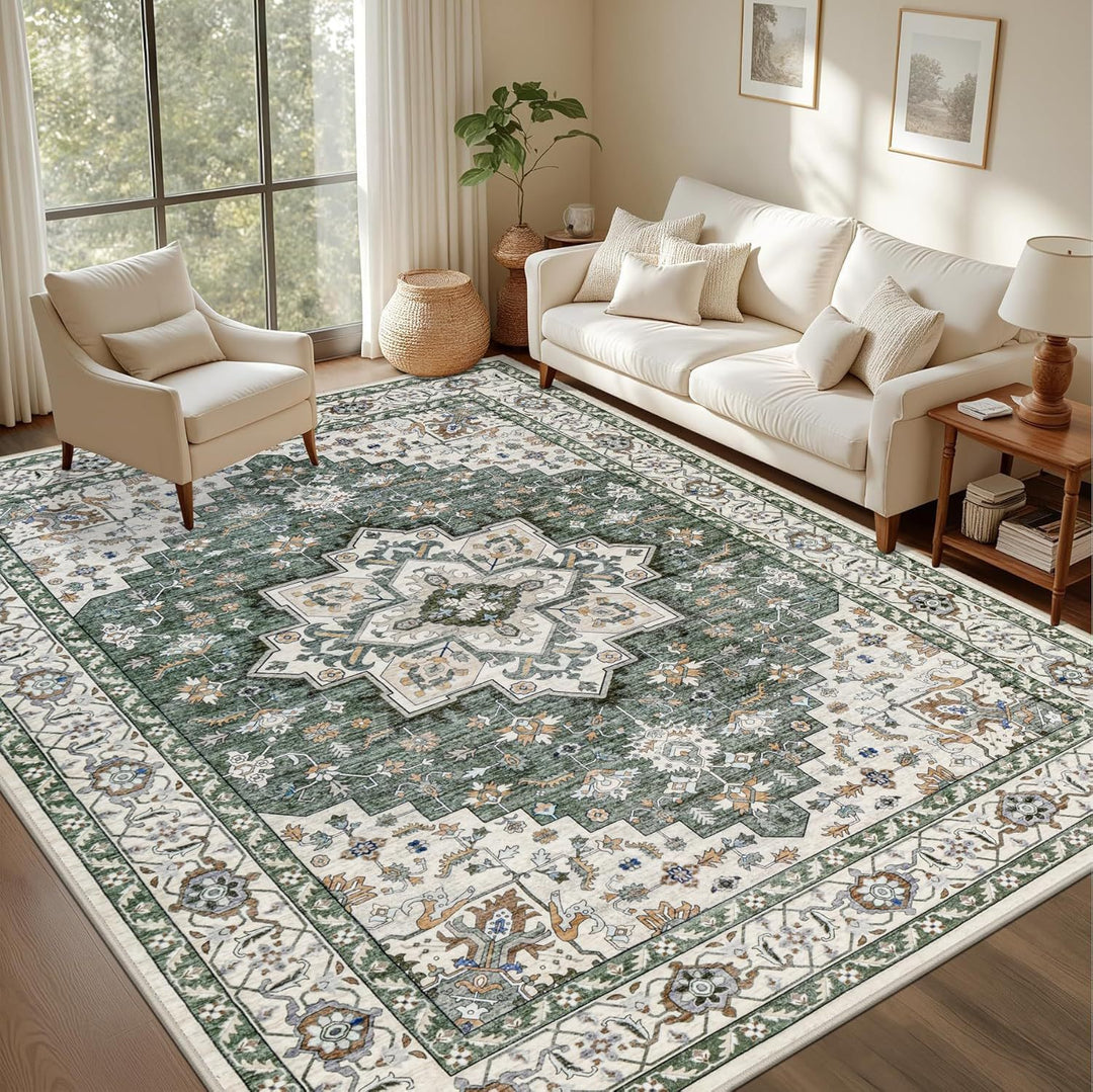 Vintage-Inspired Abstract Area Rug Stornfield