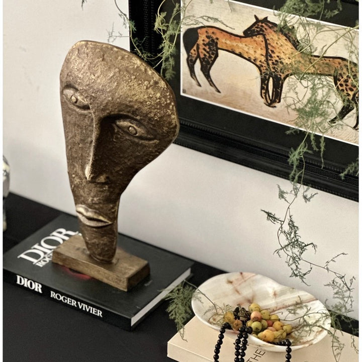 Stylish Artistic Face Sculpture