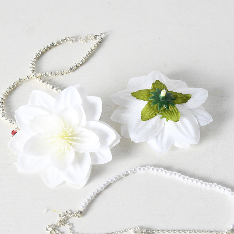 Floral Embellished Hair Clips