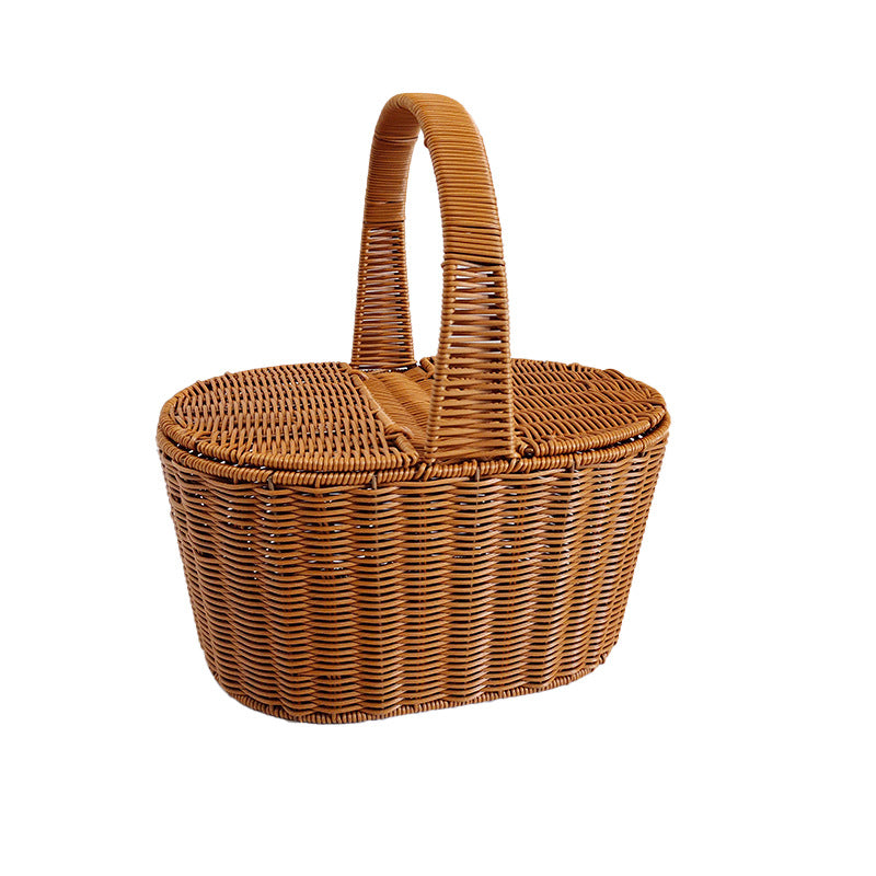 Elegant Woven Picnic Basket Stornfield