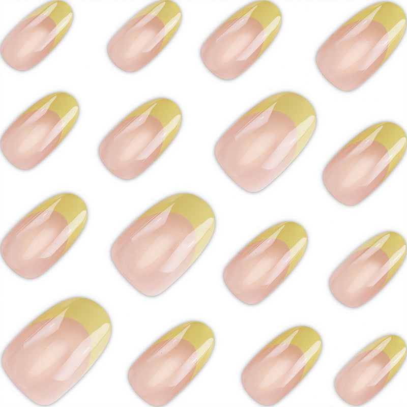 Elegant Glossy Press-On Nail Set Stornfield