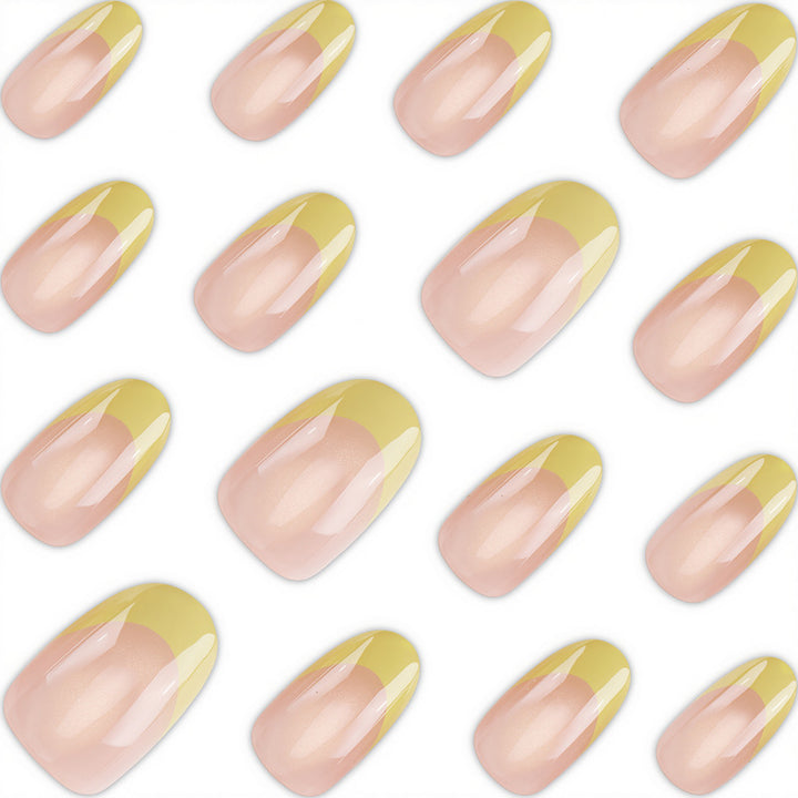Elegant Glossy Press-On Nail Set Stornfield